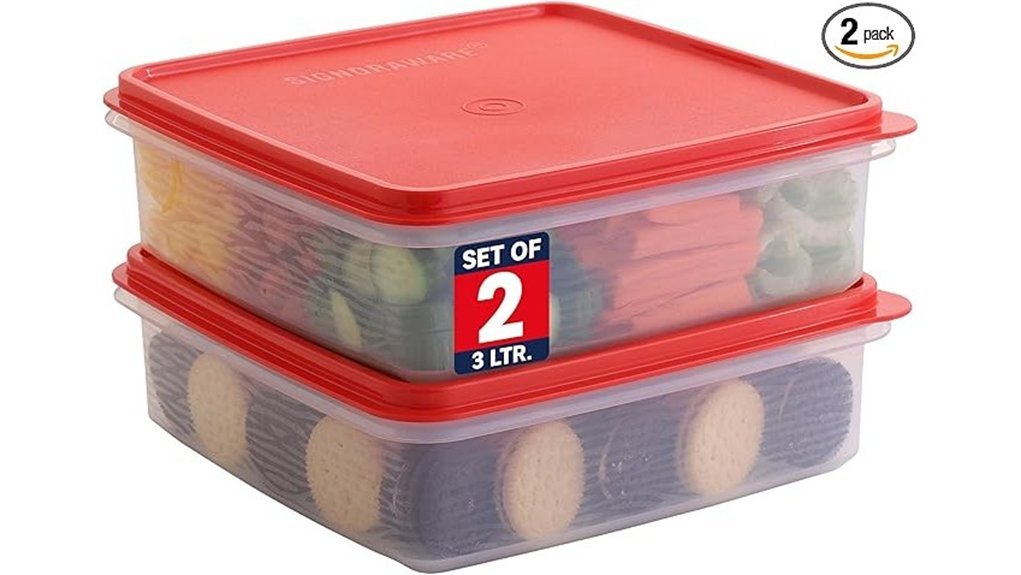 airtight cupcake storage containers