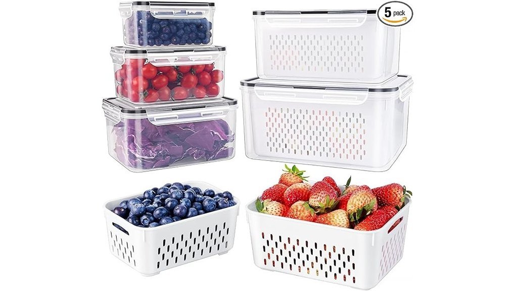 Best Produce Keepers That Keep Fruits Fresh Longer leakproof fridge produce containers