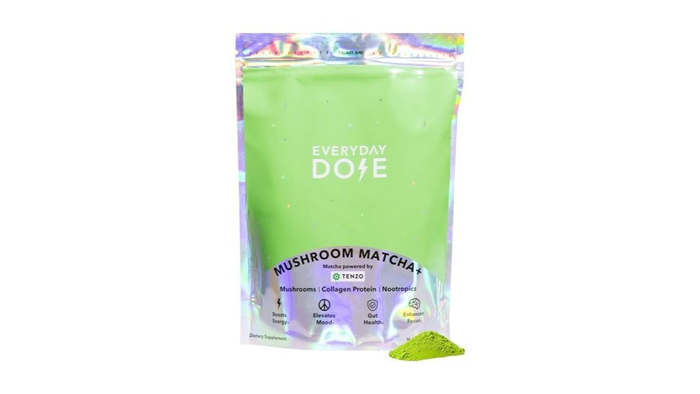 mushroom matcha collagen supplement