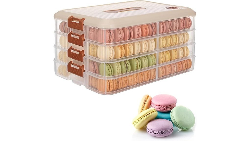 airtight stackable cookie containers