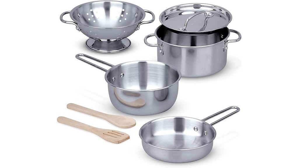 Best Play Kitchen Accessories Kids Can’t Stop Using kid friendly stainless steel kitchen