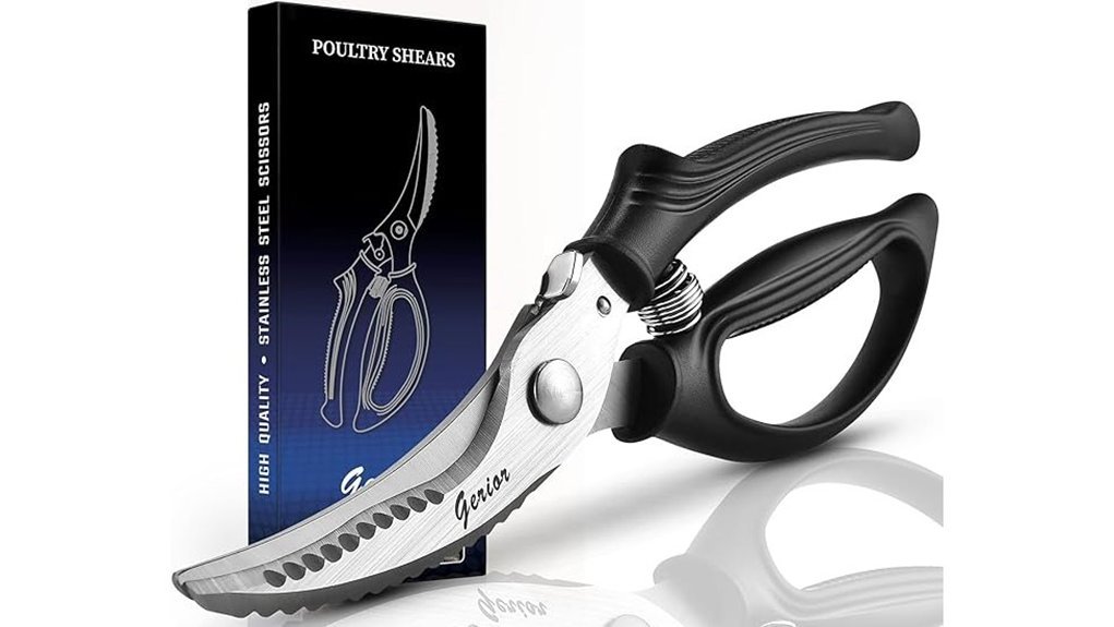 spring loaded poultry kitchen shears