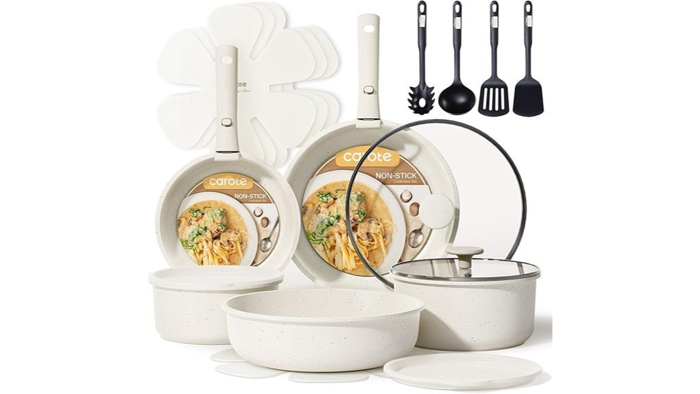 versatile detachable handle cookware