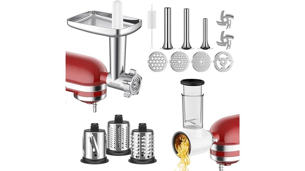 versatile kitchenaid attachments set