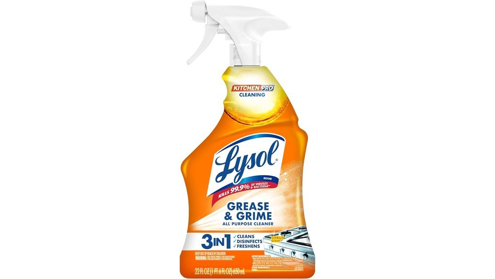 citrus antibacterial kitchen cleaner