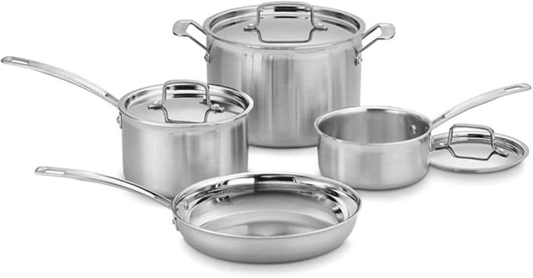 high quality stainless steel cookware