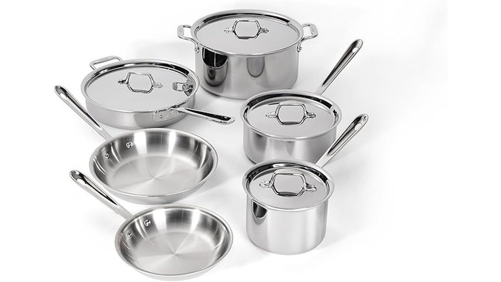 high quality stainless steel cookware