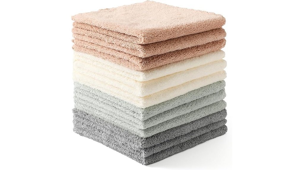 multicolor microfiber cleaning cloths