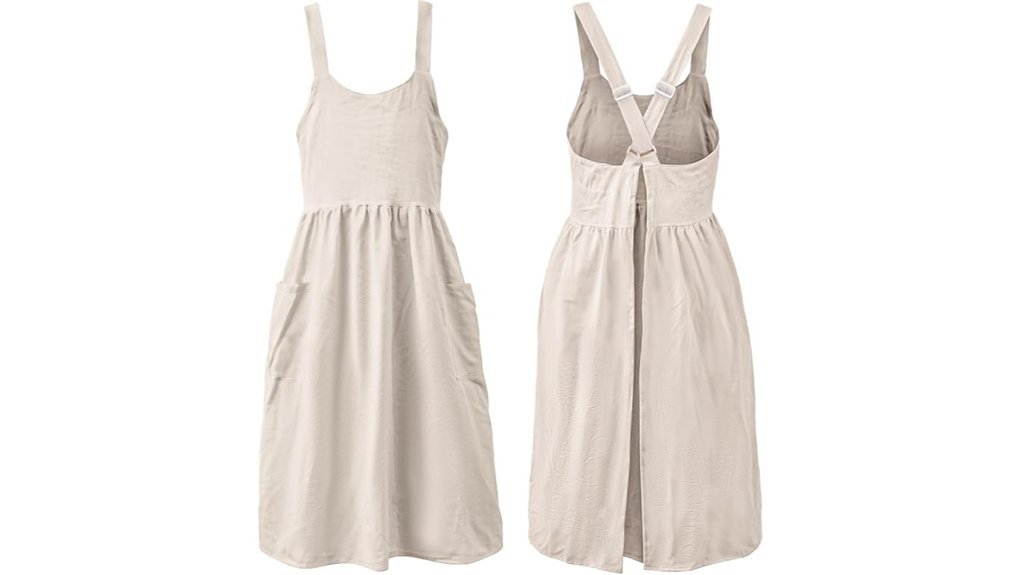 Best Crossback Aprons Home Cooks Swear By stylish cross back apron with pockets