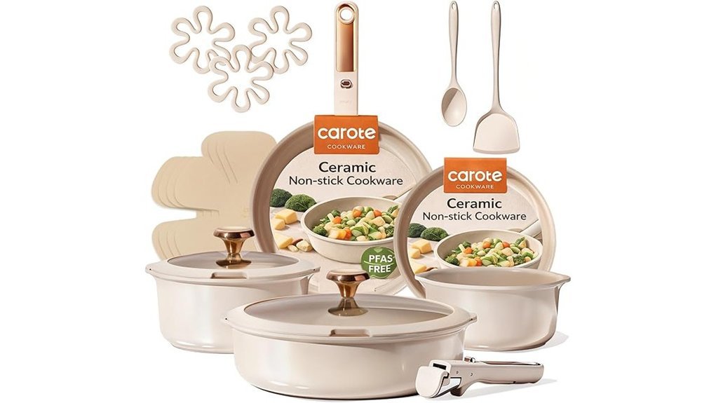 versatile detachable ceramic cookware