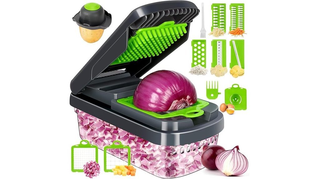 versatile multi blade vegetable chopper
