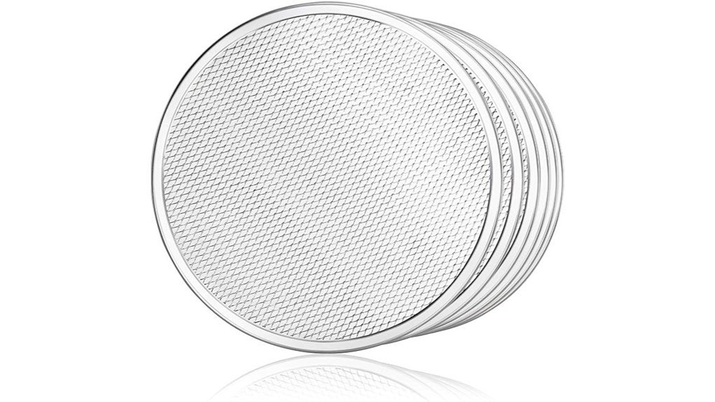 12 inch aluminum pizza screens