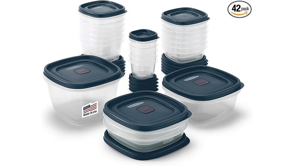 42 piece food storage set