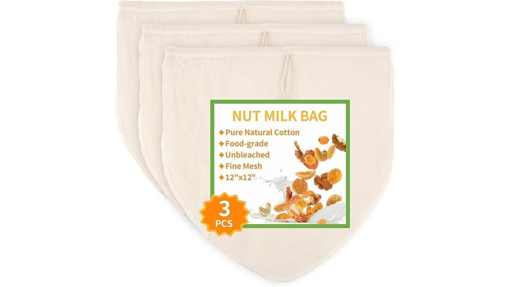 cotton nut milk bags