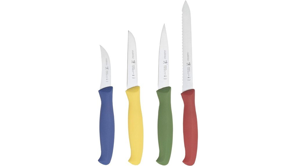 colorful paring knife set