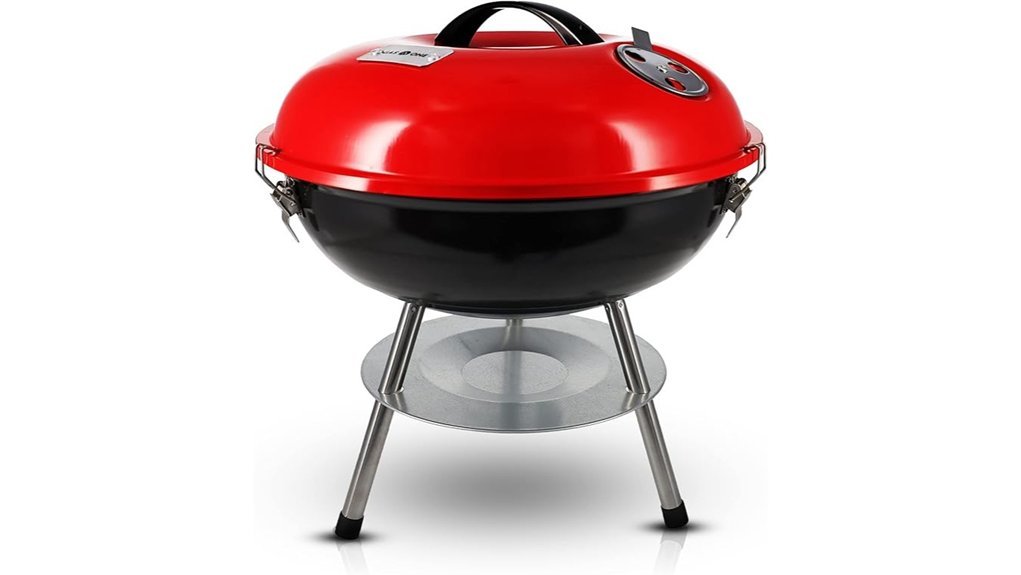 compact charcoal grilling solution