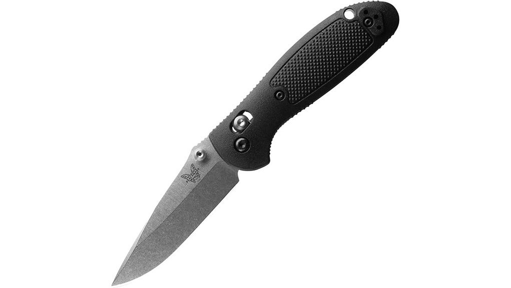 compact drop point folding knife