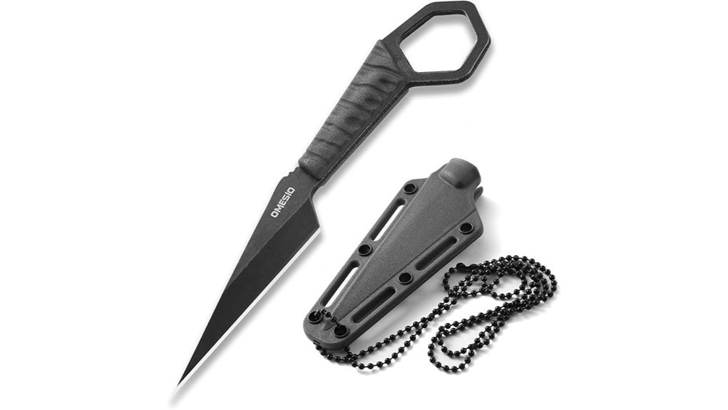 compact neck knife sheath
