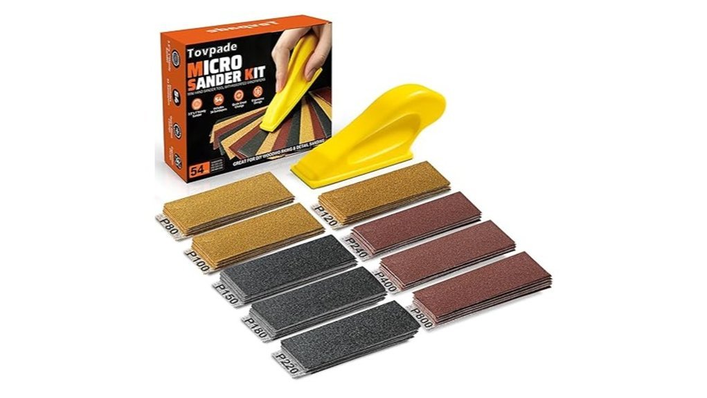 comprehensive sanding toolset kit