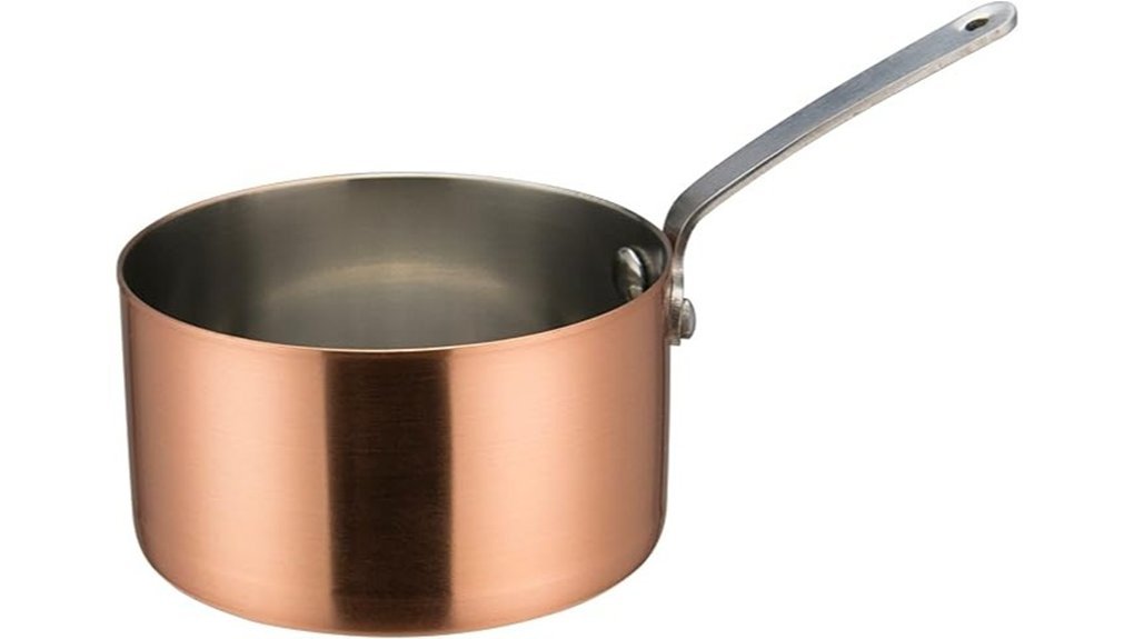 copper mini sauce pan