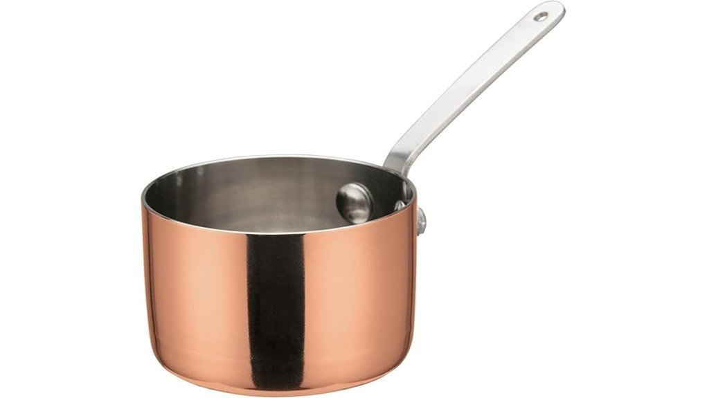 copper mini sauce pan