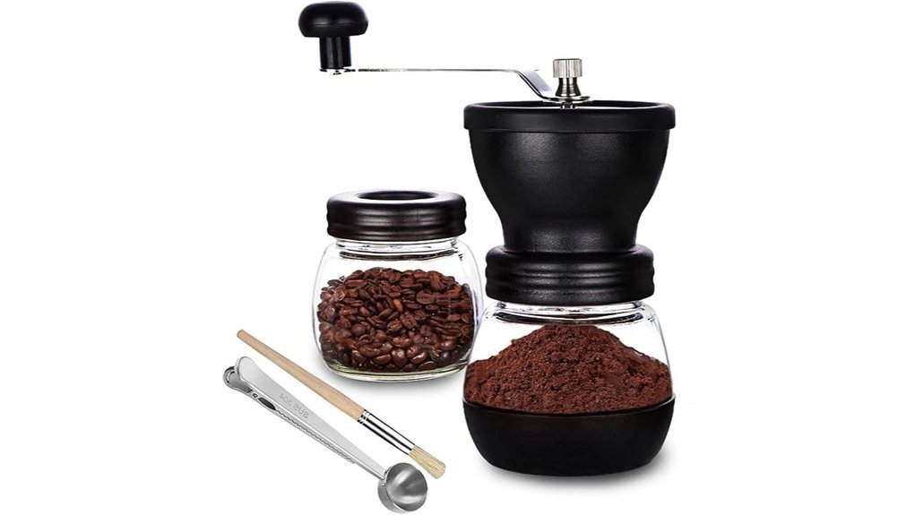 ceramic burr manual grinder