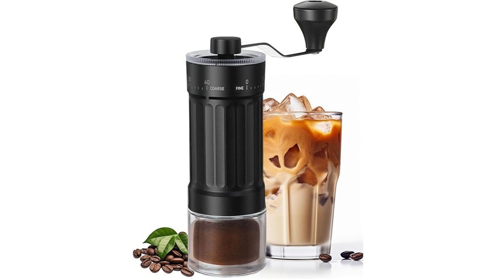 ceramic burr manual grinder