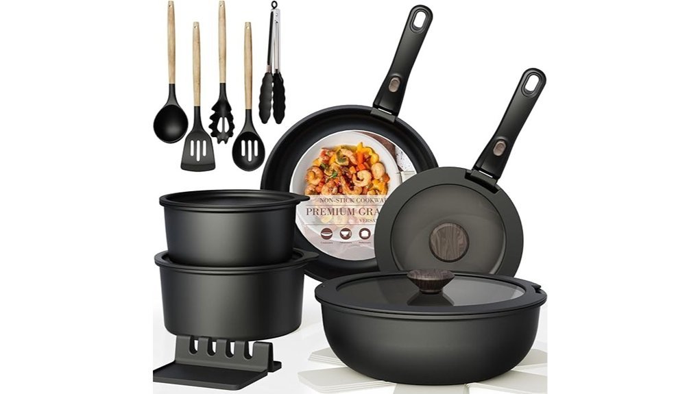 ceramic nonstick cookware set