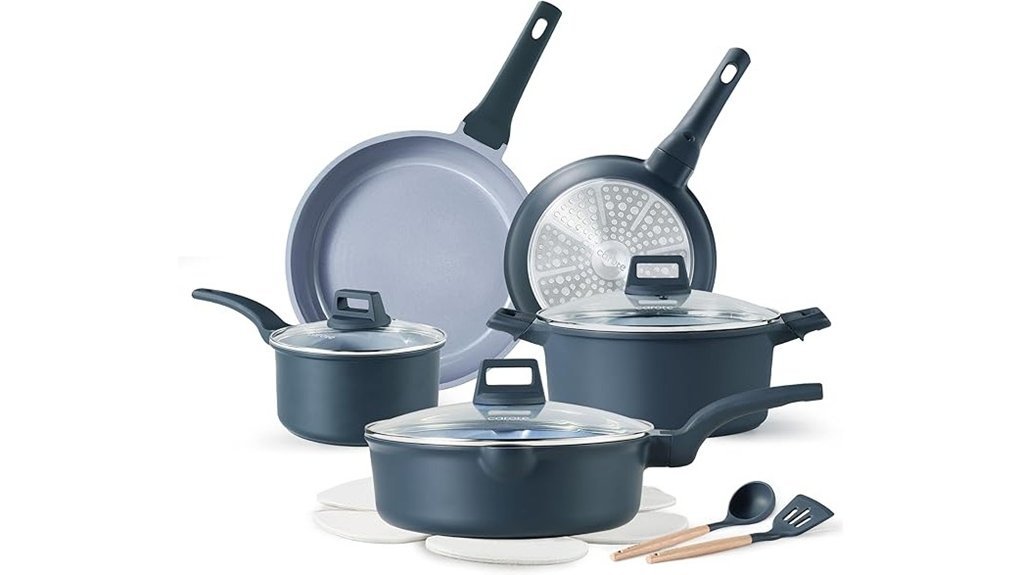 ceramic nonstick cookware set