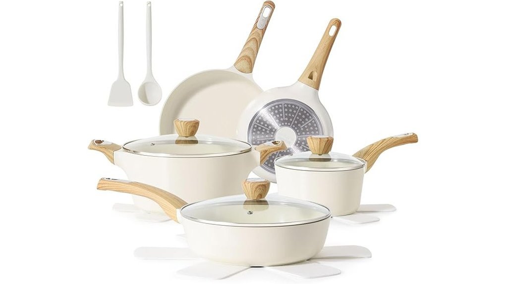 ceramic nonstick cookware set