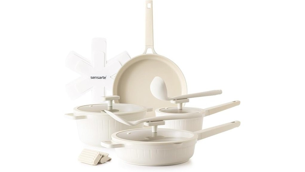 ceramic nonstick cookware set