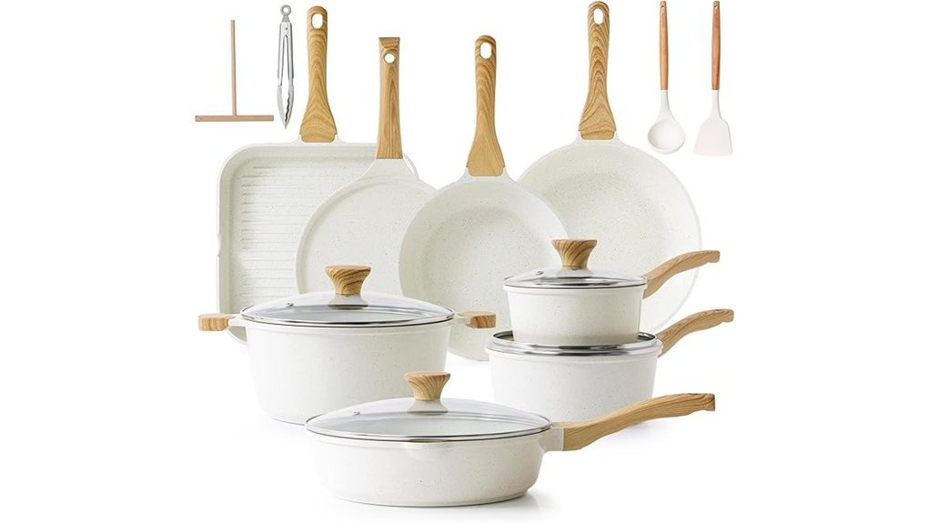 ceramic nonstick cookware set