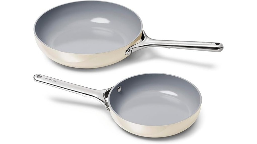 Caraway vs HexClad: Which Cookware Is Actually Worth It ceramic nonstick fry pan set