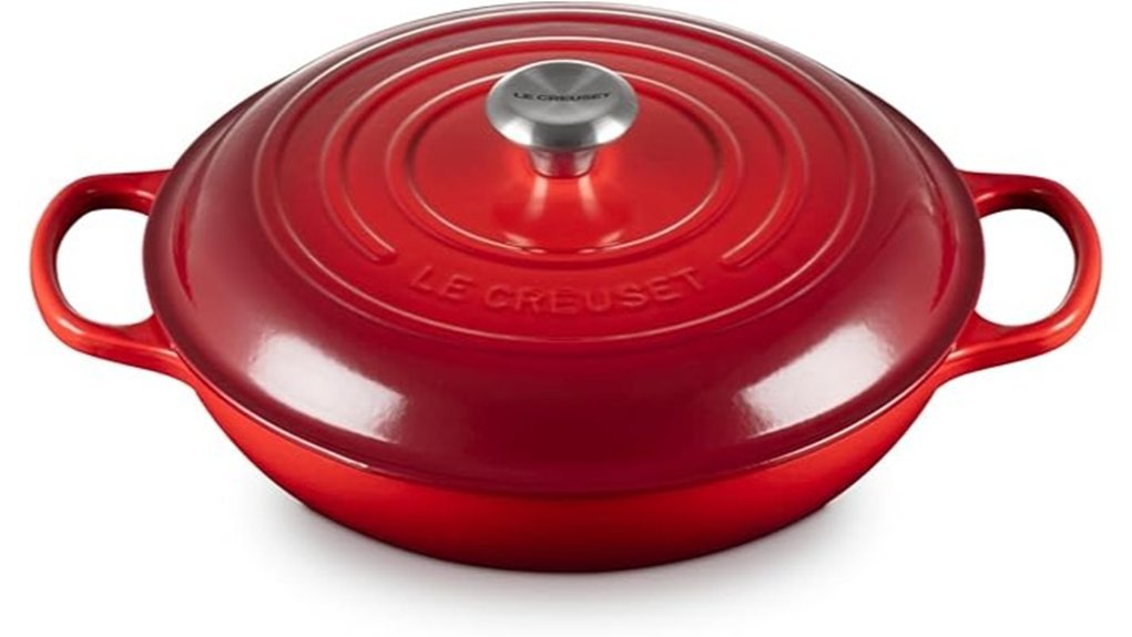 Best Braisers Home Cooks Swear By for Perfect Braises cerise cast iron braiser