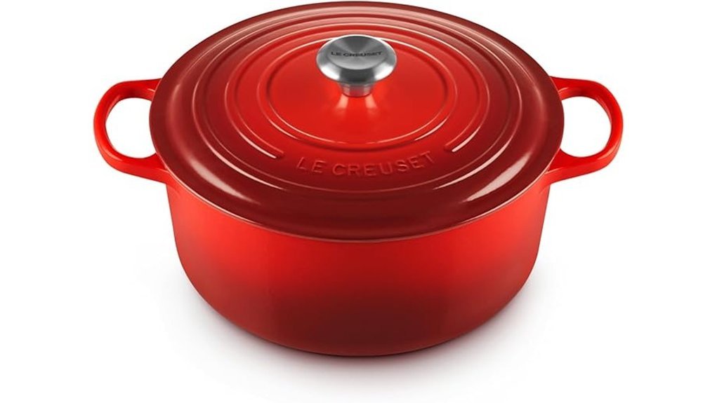 cerise cast iron cookware