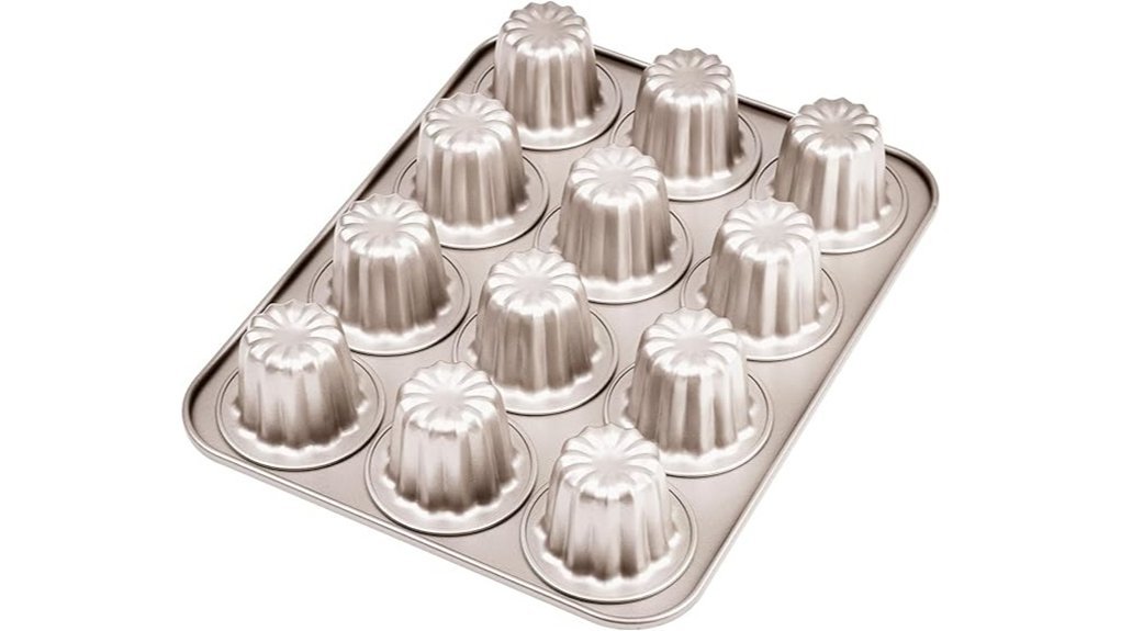 champagne gold muffin pan