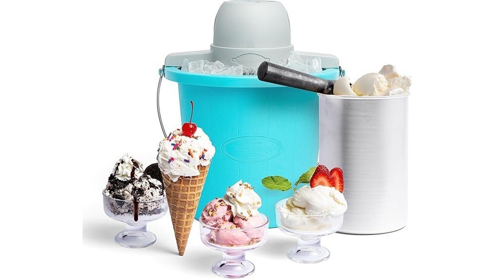 Ice Cream Makers for Kids That Make Sweet Memories Easy classic blue ice cream maker