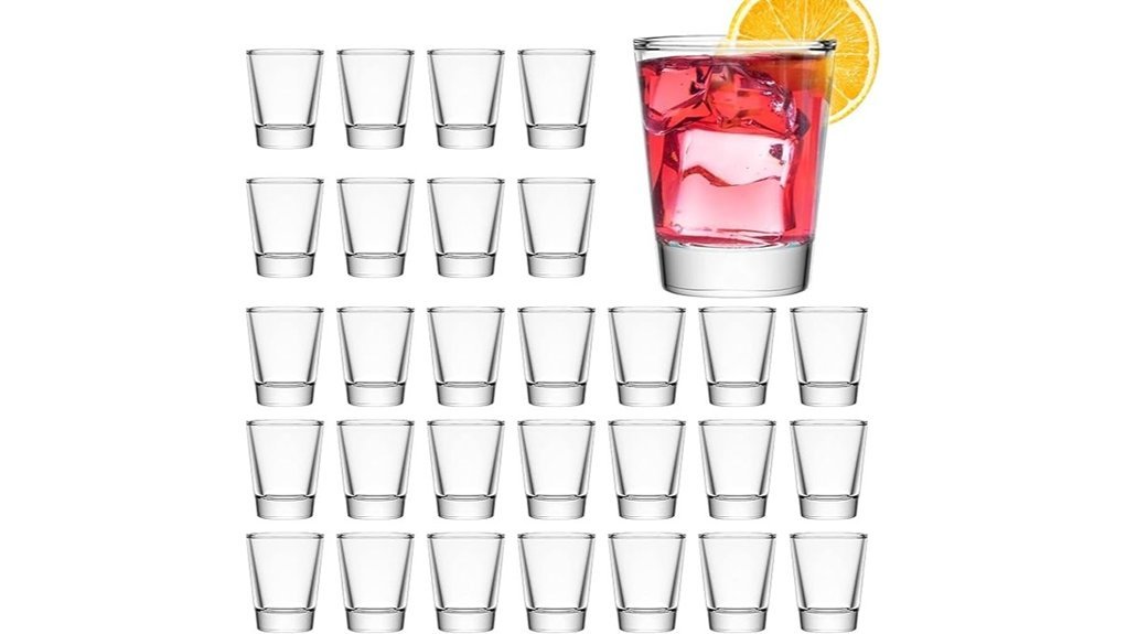 Best Shot Glasses That Make Every Pour More Fun clear heavy base shot glasses