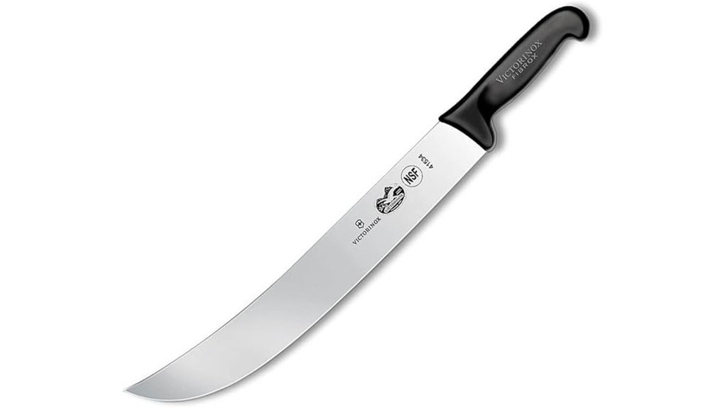 curved cimeter knife black