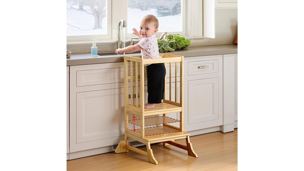 adjustable toddler kitchen stool