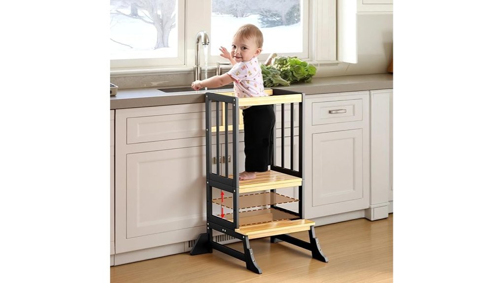 adjustable toddler kitchen stool
