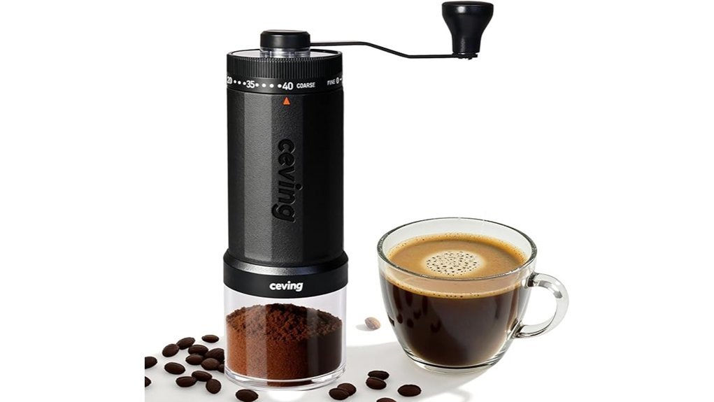 adjustable burr coffee grinder