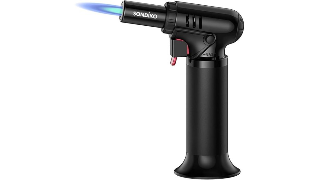 Best Kitchen Torches for Perfect Crème Brûlée at Home adjustable butane torch lighter