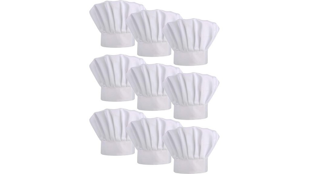 Best Chef Hats That Make You Look Like a Pro adjustable chef hats set