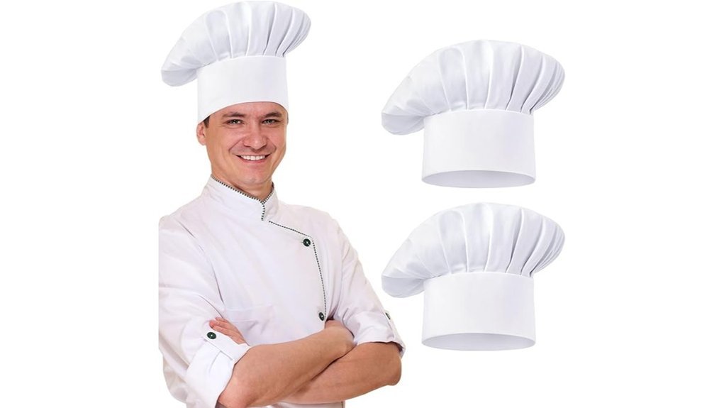 Best Chef Hats That Make You Look Like a Pro adjustable chef hats set