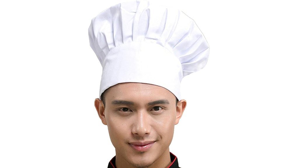 Best Chef Hats That Make You Look Like a Pro adjustable elastic chef hat
