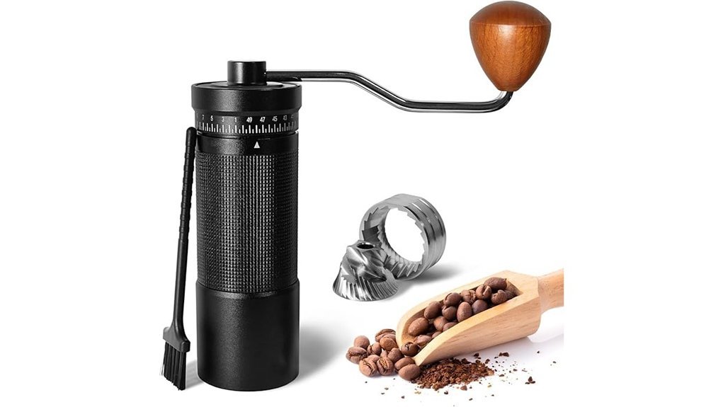 adjustable manual coffee grinder