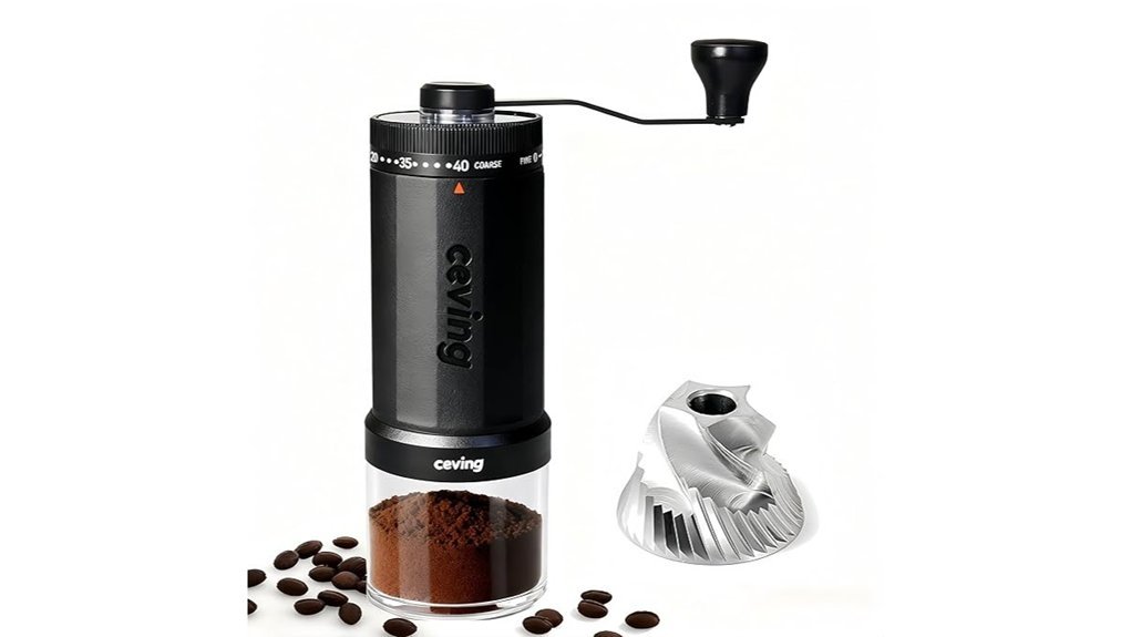 adjustable manual coffee grinder