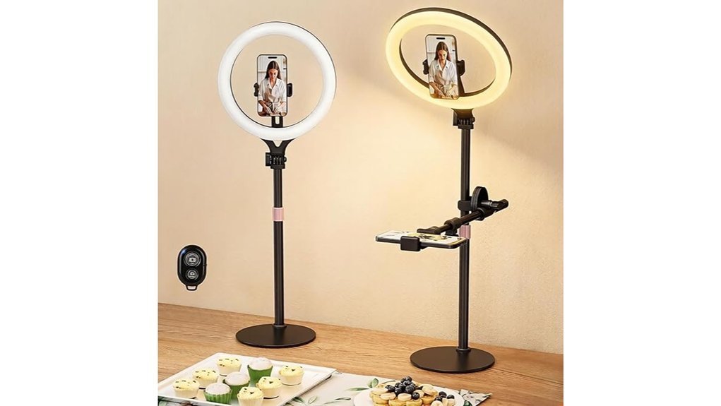 adjustable ring light stand