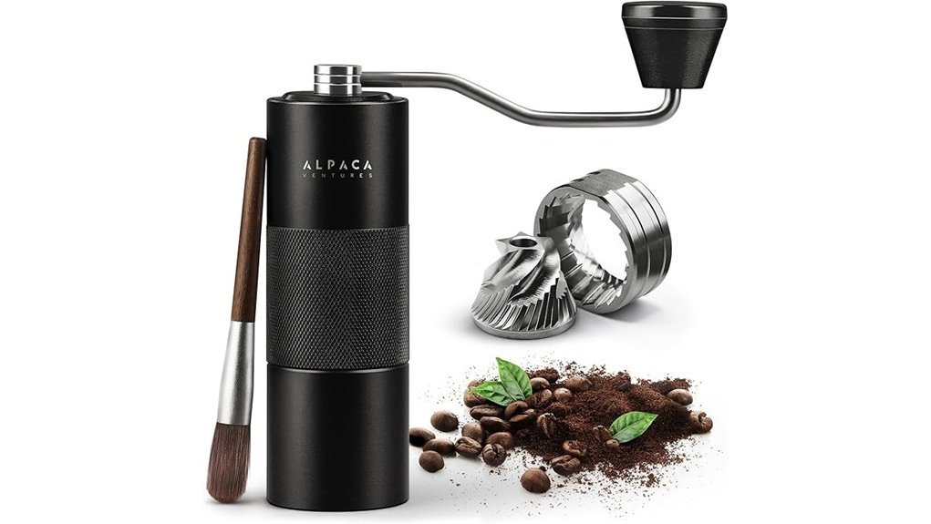 alpaca manual burr grinder
